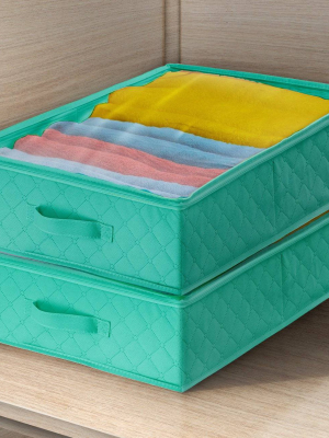 Sorbus 2pk Storage Closet Organizer Teal