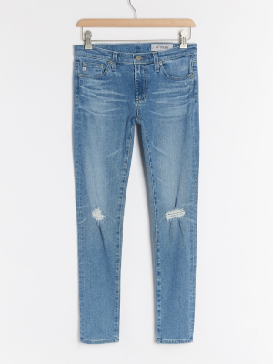 Ag The Legging Low-rise Skinny Jeans