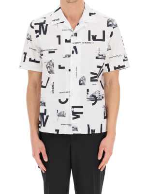 Neil Barrett Bauhaus Graphic Print Shirt