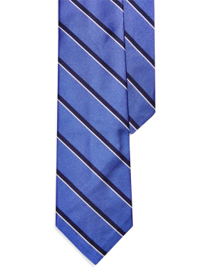 Striped Silk Narrow Tie