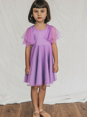 Lavender Party Twirl Dress