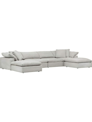 Mateo 6 Piece Modular Sectional, Fredrickson Marble