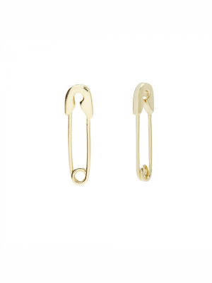 Rowan - Safety Pin Hoops