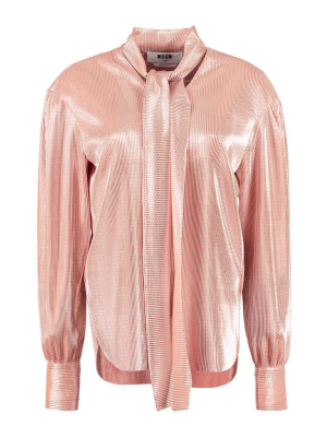 Msgm Pussybow Blouse