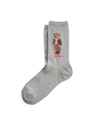 Fair Isle Polo Bear Socks