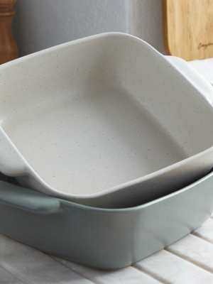 Casafina Pacifica Square Baking Dish 12" - Vanilla