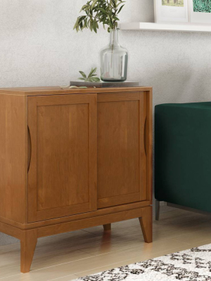 Pearson Low Storage Cabinet Teak Brown - Wyndenhall