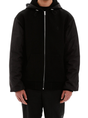 Marcelo Burlon County Of Milan Zipped Relax Fit Jacket