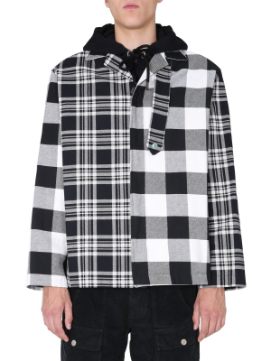 Palm Angels Patchwork Check Jacket