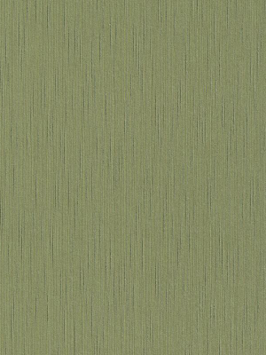 Solid Faux Fabric Wallpaper In Green Design By Bd Wall