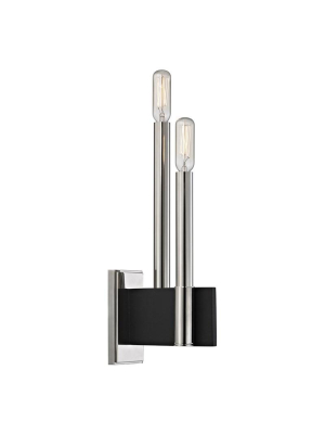 Polished Nickel Abrams Wall Sconce