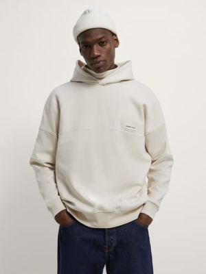 Premium Hooded Mock Neck Sweatshirt