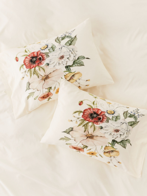 Shealeen Louise For Deny Wildflower Bouquet Pillowcase Set