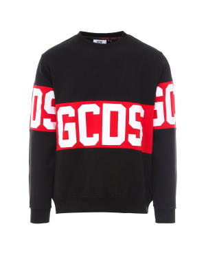 Gcds Logo Band Crewneck Sweatshirt