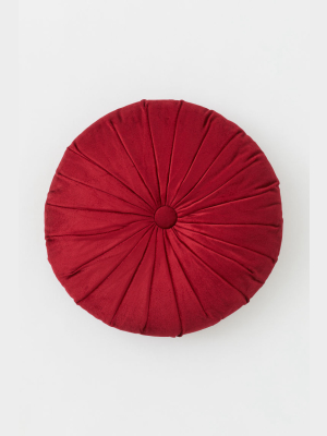 Round Velvet Cushion