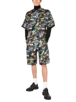 Givenchy Motel Printed Bermuda Shorts