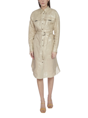 Brunello Cucinelli Belted Shirt Dress