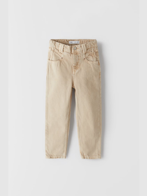 Garment Dyed Mom Fit Pants