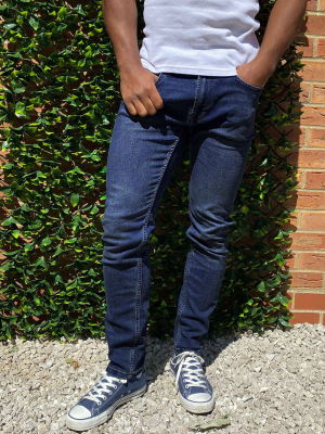 Only & Sons Skinny Fit Jeans In Washed Blue