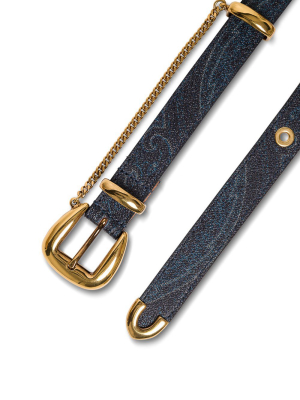 Etro Chain Embellished Belt