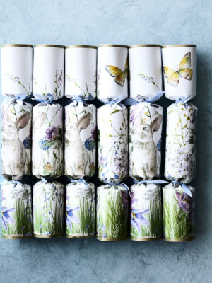 Floral Meadow Crackers, Set Of 12