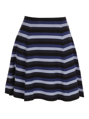 Jw Anderson Striped A-line Mini Skirt