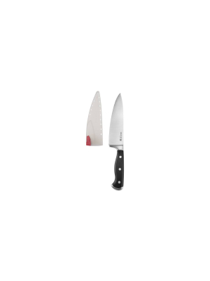 Sabatier Triple Rivet Edgekeeper 8" Chef Knife With Sleeve