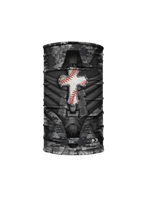 Baseballs Cross Kids Neck Gaiter