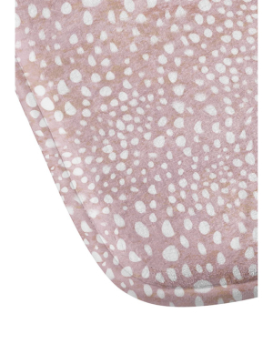 Schatzi Animal Skin Blush Memory Foam Bath Mat Brown - Deny Designs