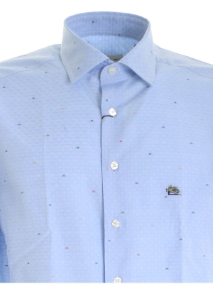 Etro Logo Embroidered Shirt