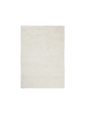 Meva Shag Rug - White