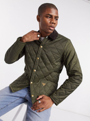 Barbour Beacon Starling Quilted Jacket In Olive