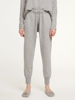 Cashmere Jogger In Grey