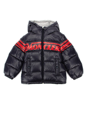 Moncler Enfant Logo Print Padded Jacket