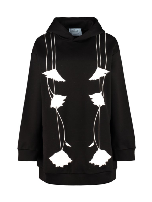 Prada Graphic Printed Oversized Hoodie