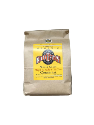 Nitty Gritty Organic High Meadow Yellow Cornmeal 5 Lb Bag