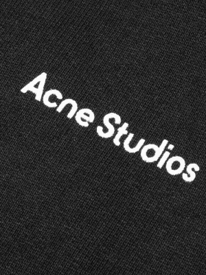 Acne Studios Hooded Sweatshirt - Black