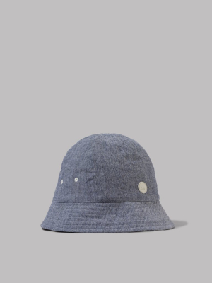 Folk Seoul Bucket Hat (dusty Blue Mix)