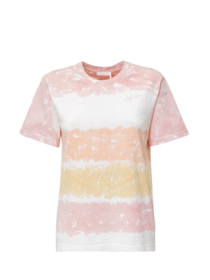 See By Chloé Tie-dye Striped T-shirt