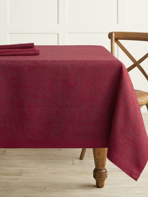 Tonal Kashmir Jacquard Tablecloth