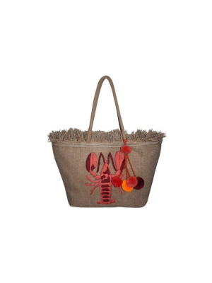 Lobster Tote With Tassel