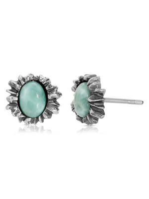 Larimar Sunshine Earrings