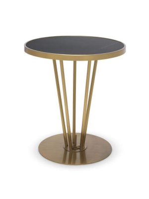 Eichholtz Horatio Side Table - Gold & Black