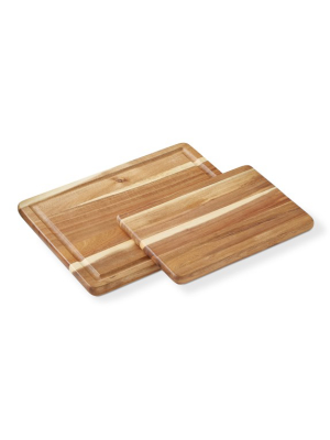 Williams Sonoma Cutting Board, Set Of 2, Acacia