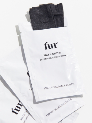 Fur Biodegradable Washcloth Pack