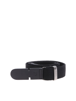 Tod's Embossed Logo Buckle Belt