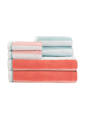 6pc Dana Towel Set - Caro Home