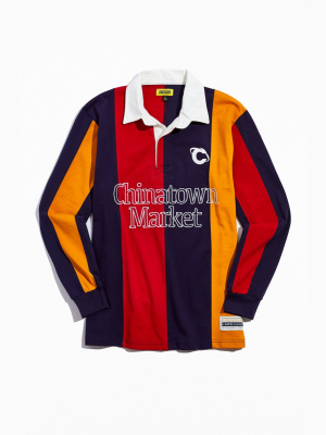 Chinatown Market Uo Exclusive Long Sleeve Rugby Tee