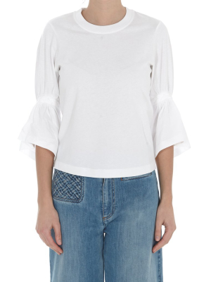 See By Chloé Braided Sleeve Top