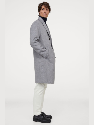 Wool-blend Coat